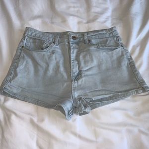 Light Denim Shorts
